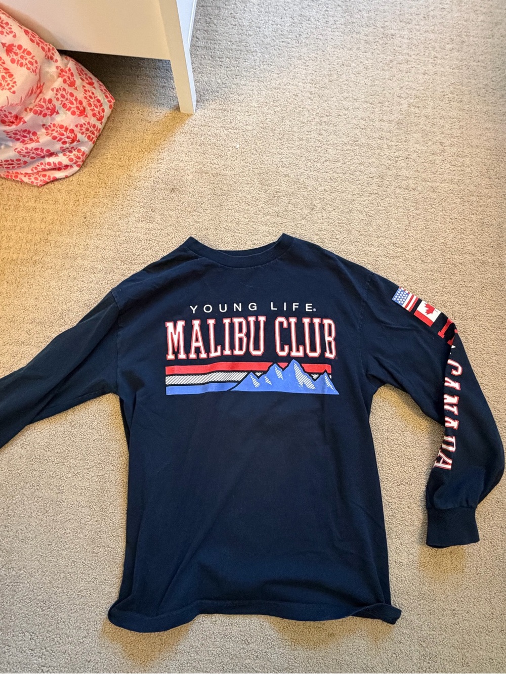 Malibu Club Long Sleeve Tee - Navy
